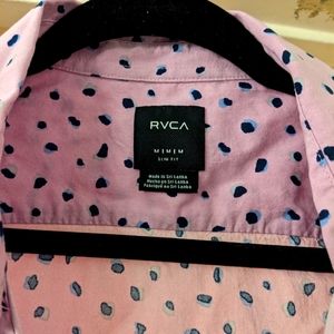 NWOT RVCA mens animal print button down